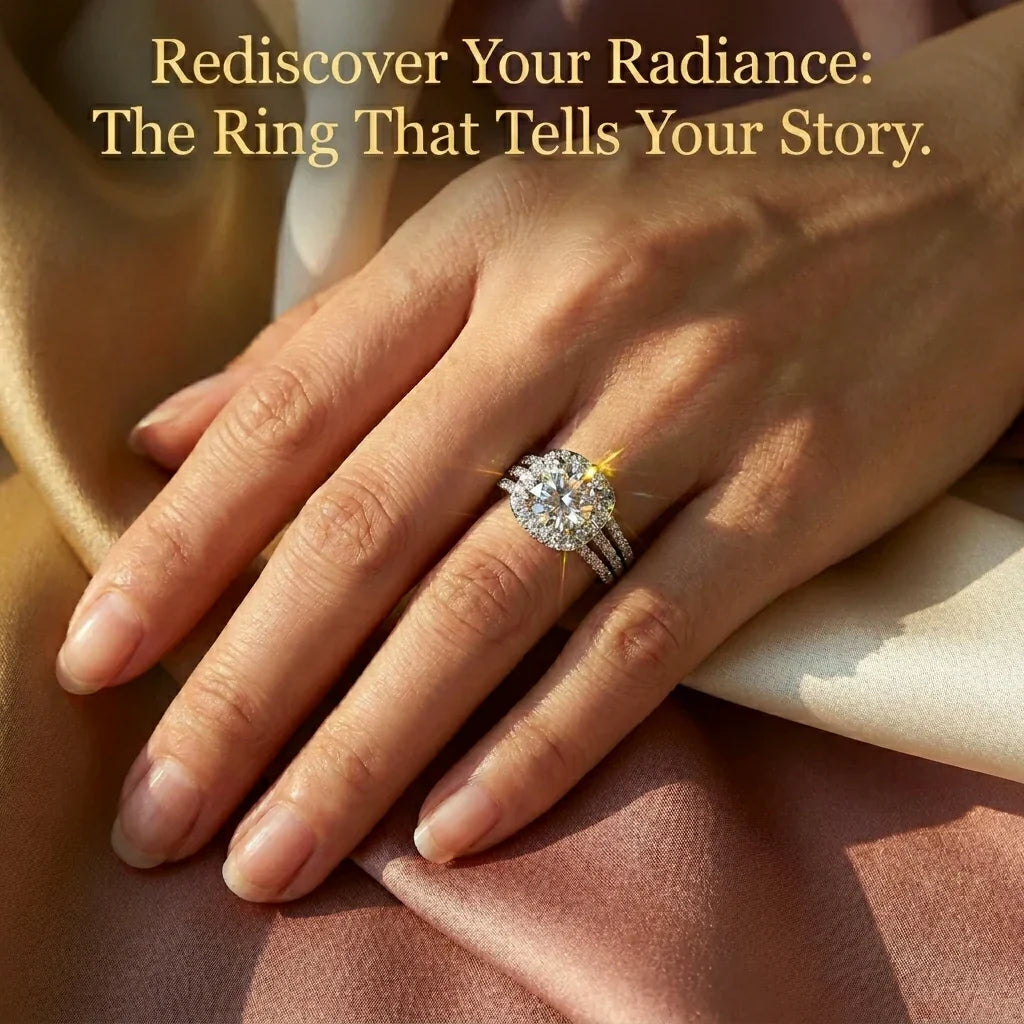 🚨 Only Today: 90% OFF |The Flawless $10k Illusion Ring | VVS1 Lab-Grown Diamond (Tarnish-Free)