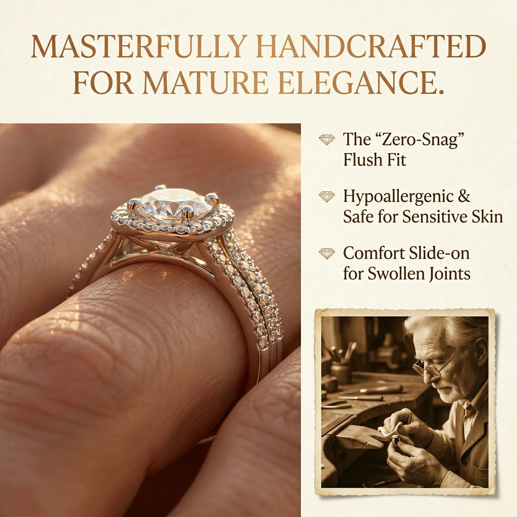 🚨 Only Today: 90% OFF |The Flawless $10k Illusion Ring | VVS1 Lab-Grown Diamond (Tarnish-Free)