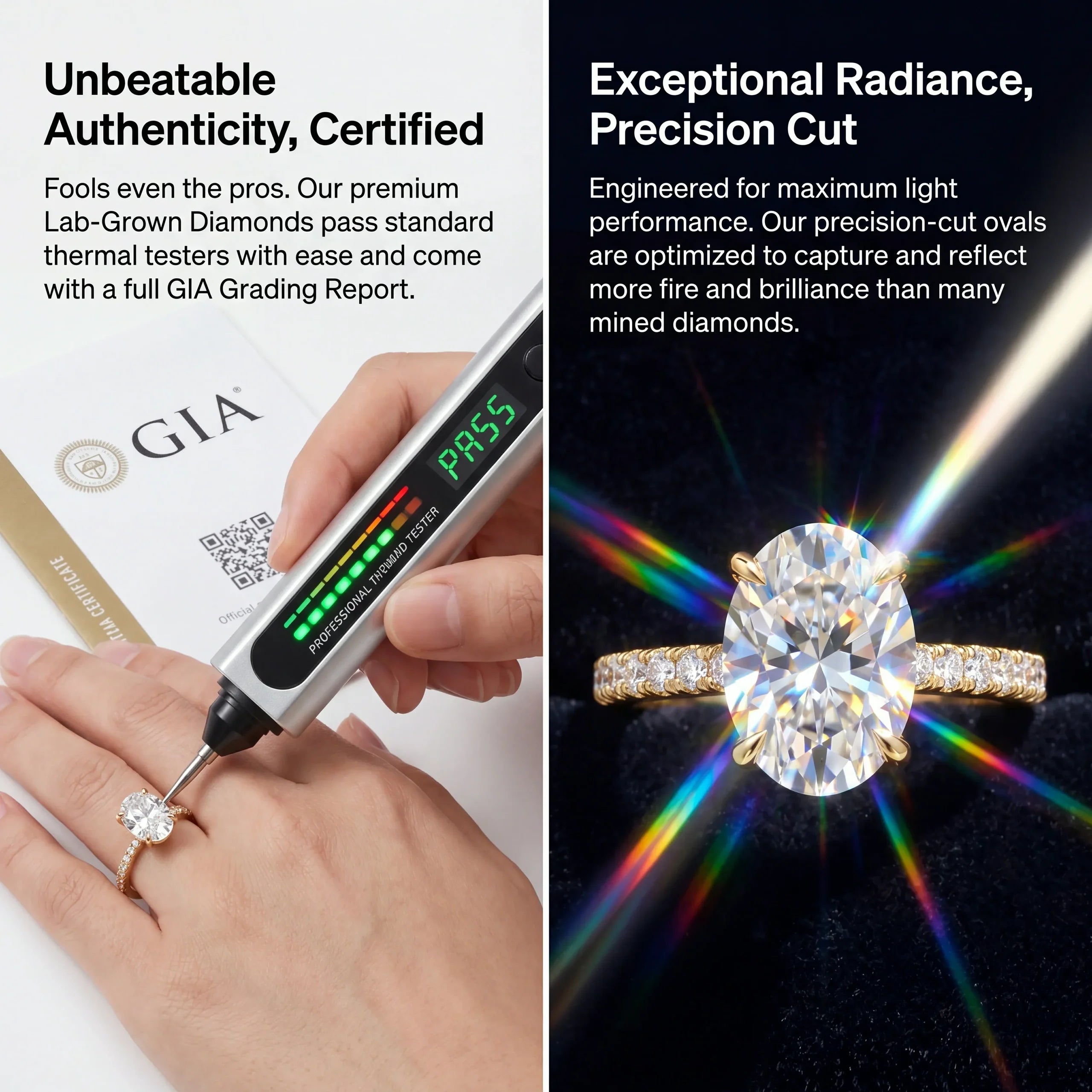 🔥 90% OFF TODAY: The Radiant 4.50-Carat Premium Diamond Simulant Ring - 14K Gold Plated