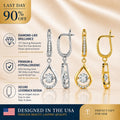 🔥 LAST DAY 90% OFF:1-Carat "Dancing" Moissanite Earrings – The Pure S925 Comfort & Sparkle You Deserve💎