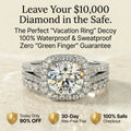 🚨 Only Today: 90% OFF |The Flawless $10k Illusion Ring | VVS1 Lab-Grown Diamond (Tarnish-Free)
