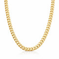 Minimalist Gold Wide Cuban Link Necklace