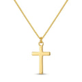 Minimalist Gold Cross Pendant Necklace