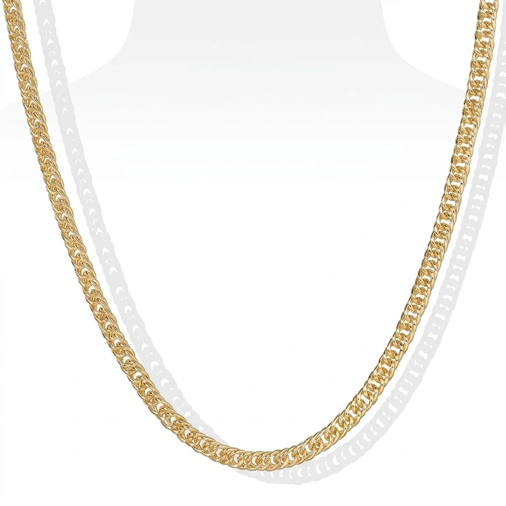 Minimalist Gold Cuban Link Necklace